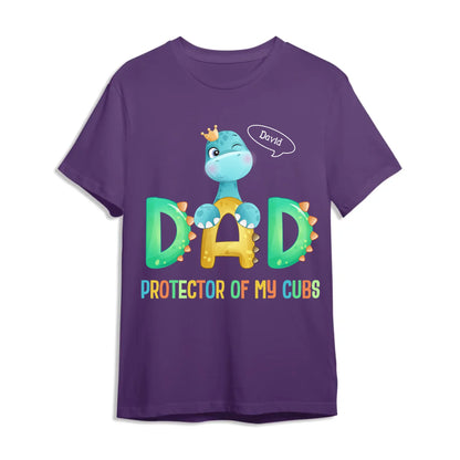 FUNNY DAD, DAD PROTECTOR OF MY CUBS, PERSONALIZED SHIRT - Custom Choo