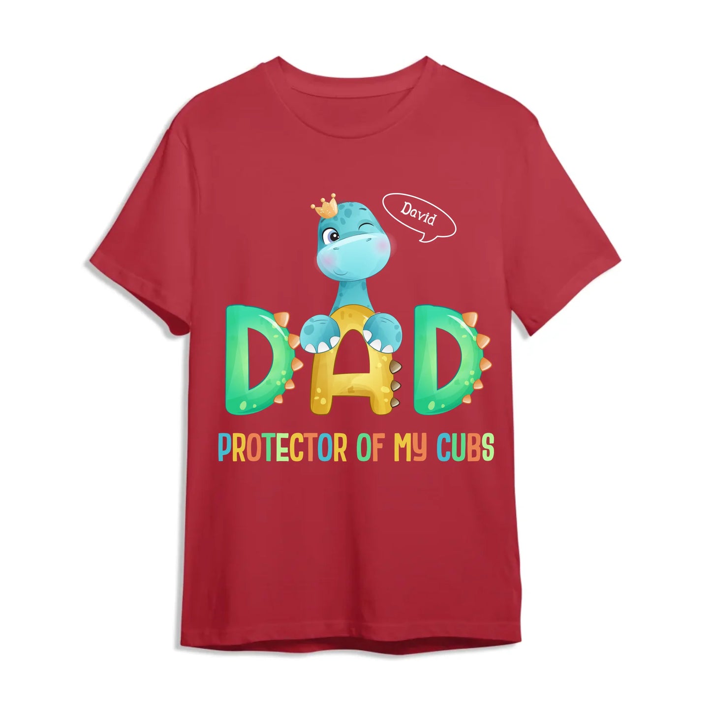 FUNNY DAD, DAD PROTECTOR OF MY CUBS, PERSONALIZED SHIRT - Custom Choo