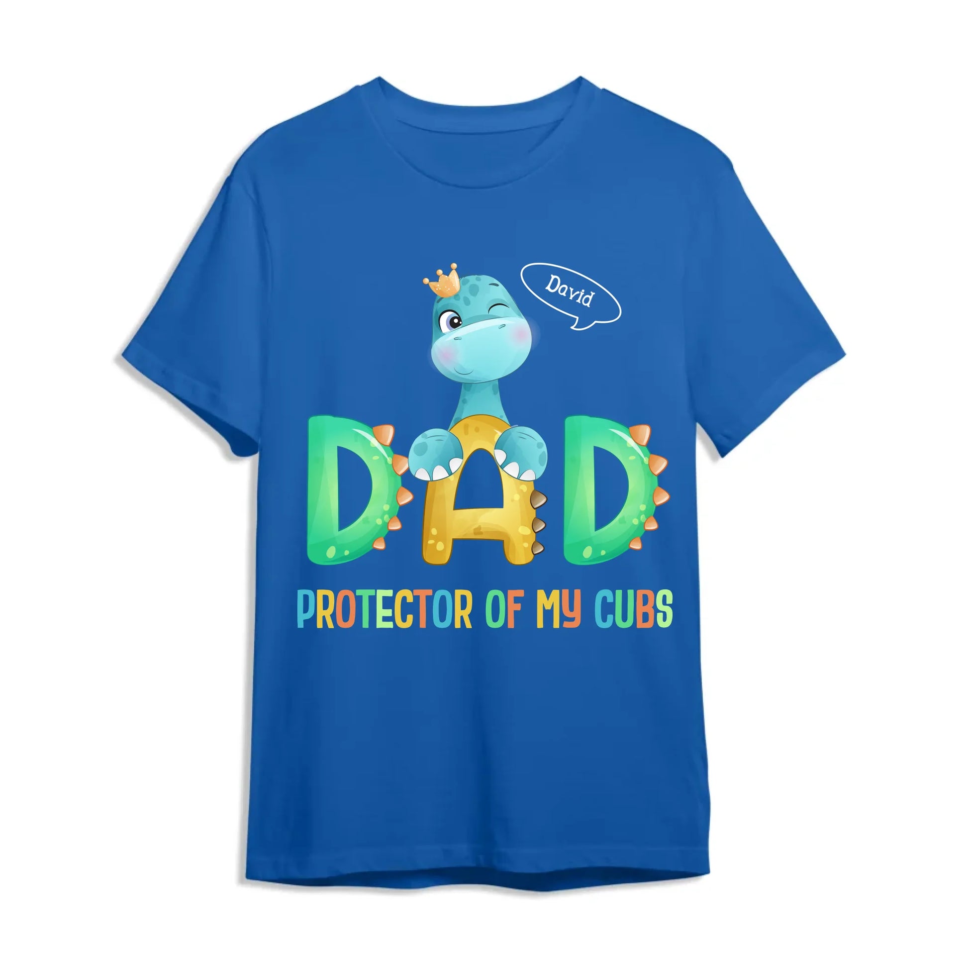 FUNNY DAD, DAD PROTECTOR OF MY CUBS, PERSONALIZED SHIRT - Custom Choo