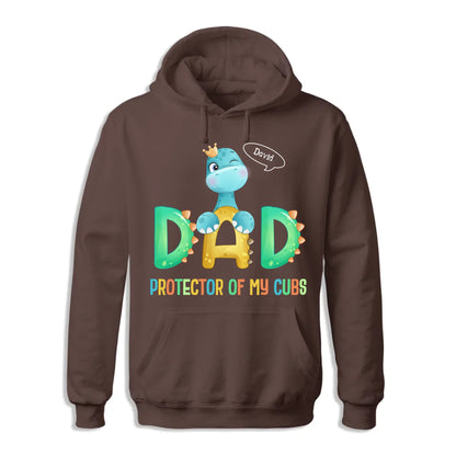 FUNNY DAD, DAD PROTECTOR OF MY CUBS, PERSONALIZED SHIRT - Custom Choo
