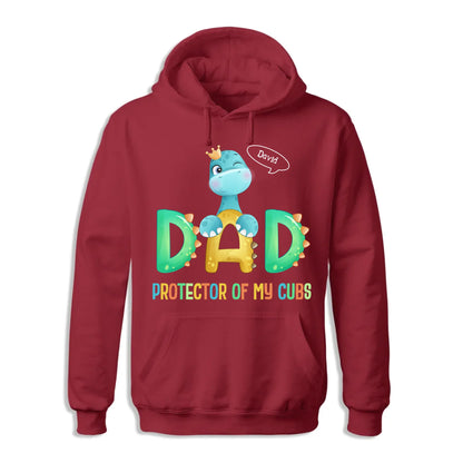 FUNNY DAD, DAD PROTECTOR OF MY CUBS, PERSONALIZED SHIRT - Custom Choo