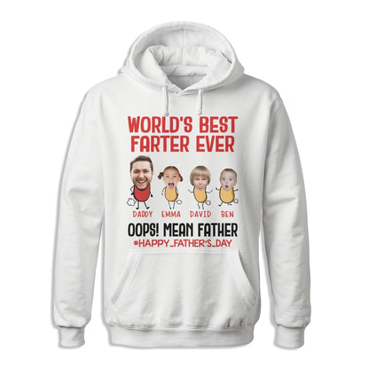 WORLD'S BEST FARTER EVER, PERSONALIZED SHIRT, HAPPY FATHER'S DAY - Custom Choo