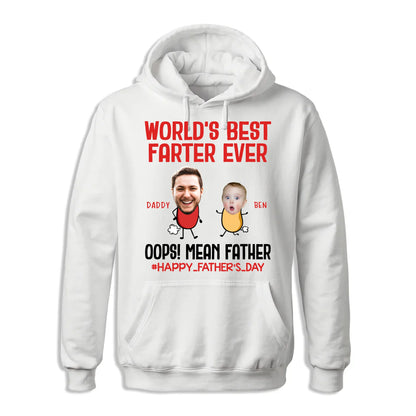 WORLD'S BEST FARTER EVER, PERSONALIZED SHIRT, HAPPY FATHER'S DAY - Custom Choo