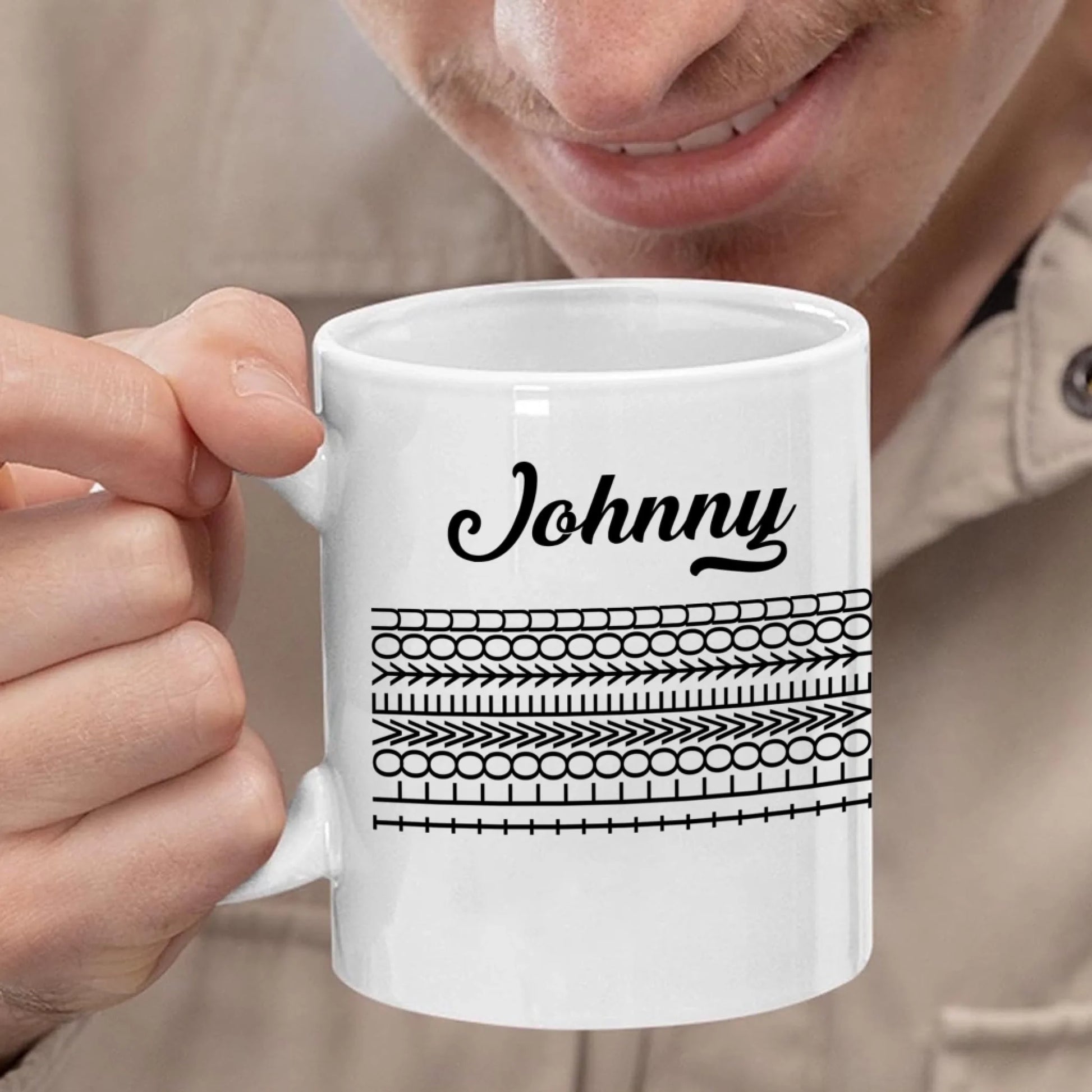 Hidden Funny Message Personalized Coffee Mug, Custom Choo