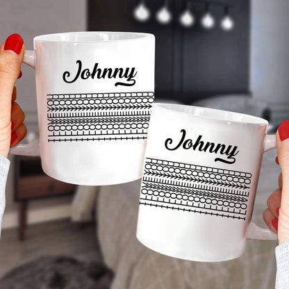 Hidden Funny Message Personalized Coffee Mug, Custom Choo