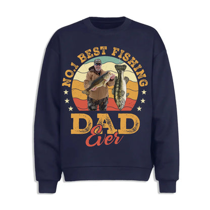 No.1 Best Fishing Dad Ever, Personalized Dad Photo and Choose Fish - Custom Choo