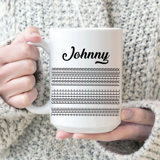 Hidden Funny Message, The Grill Father, Personalized Coffee Mug - Custom Choo