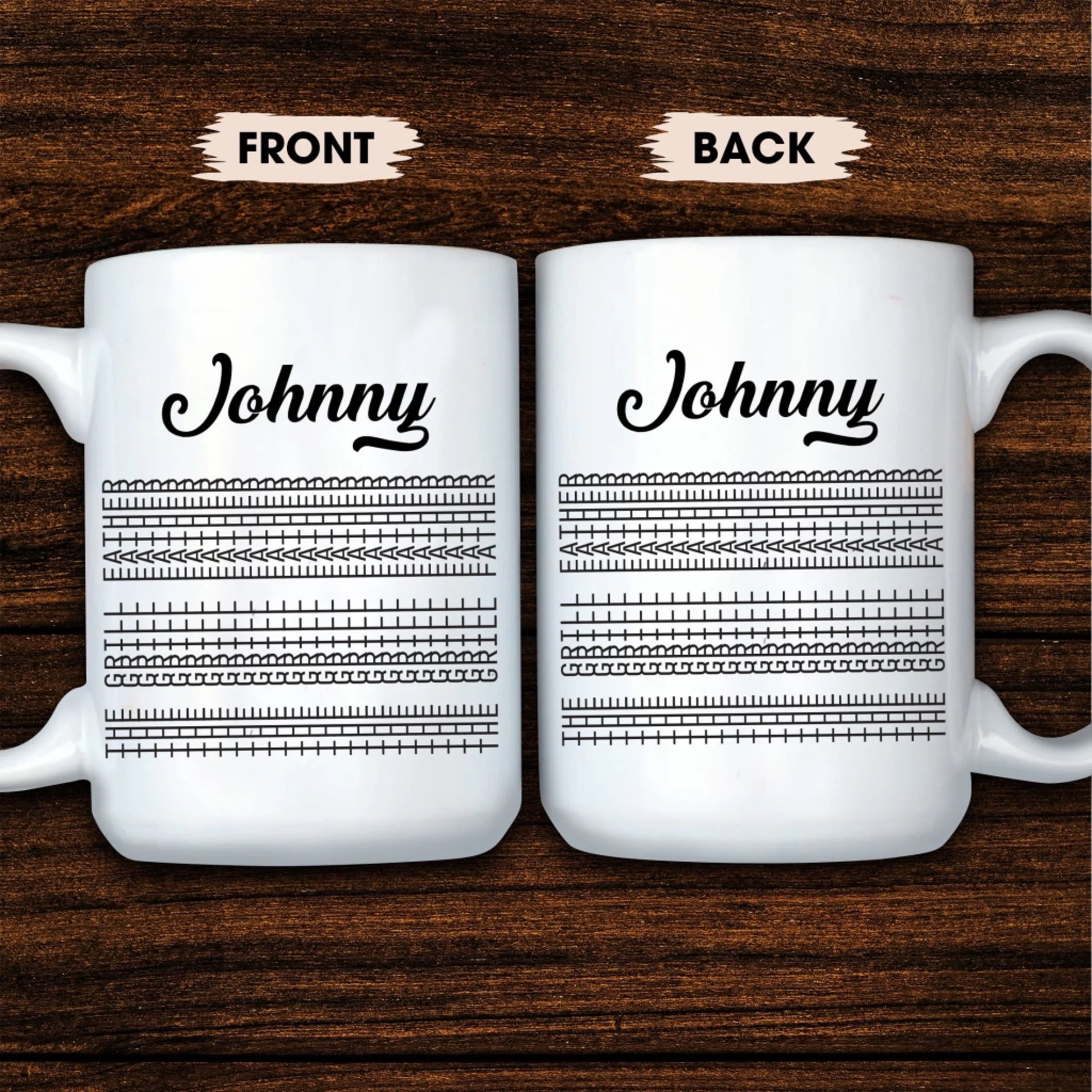 Hidden Funny Message, The Grill Father, Personalized Coffee Mug - Custom Choo