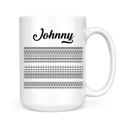 Hidden Funny Message, The Grill Father, Personalized Coffee Mug - Custom Choo