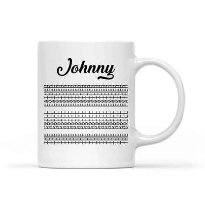 Hidden Funny Message, The Grill Father, Personalized Coffee Mug - Custom Choo