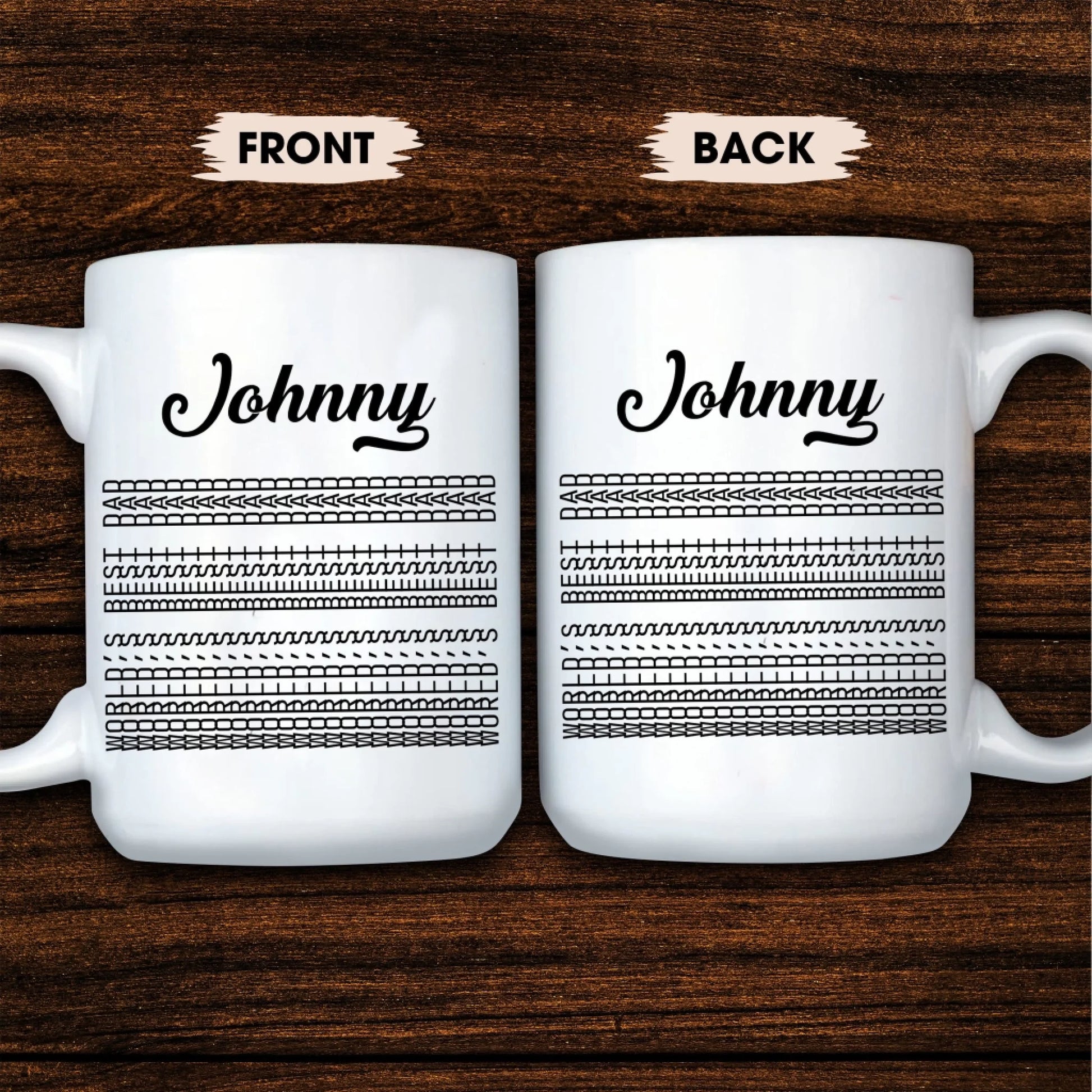 Hidden Funny Message, World's Best Dad, Personalized Coffee Mug - Custom Choo
