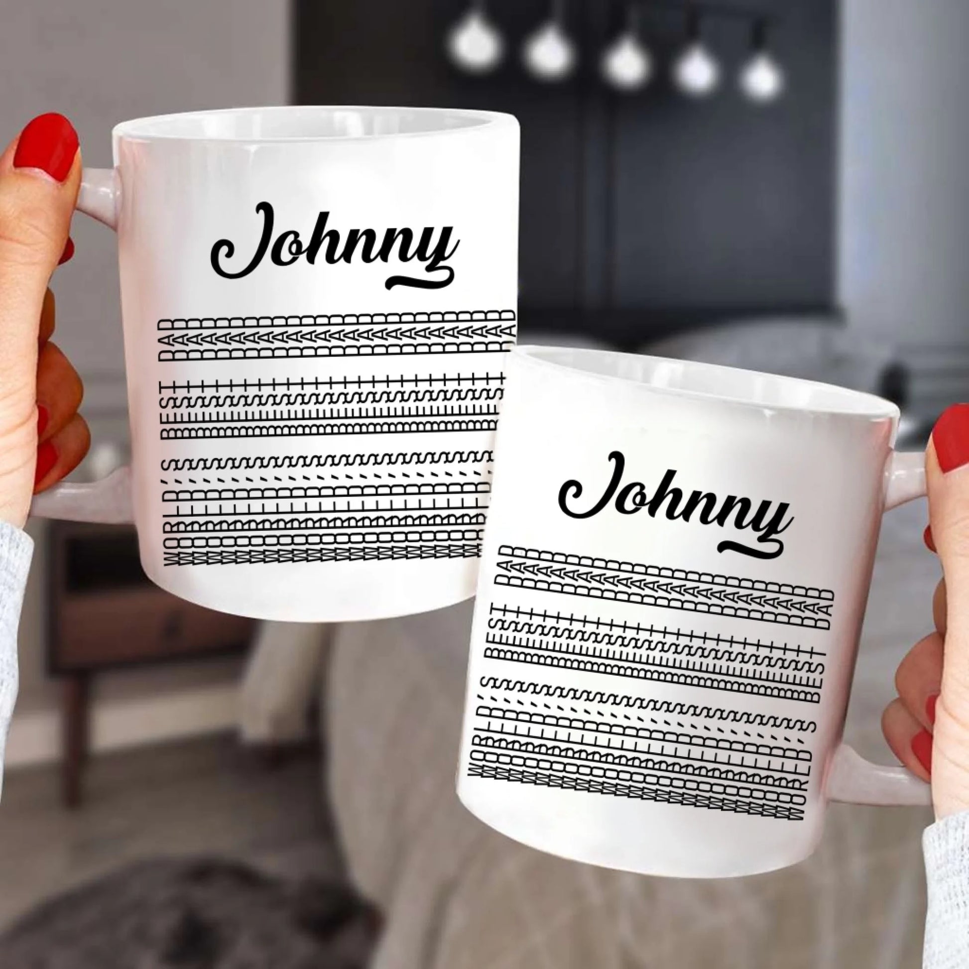 Hidden Funny Message, World's Best Dad, Personalized Coffee Mug - Custom Choo