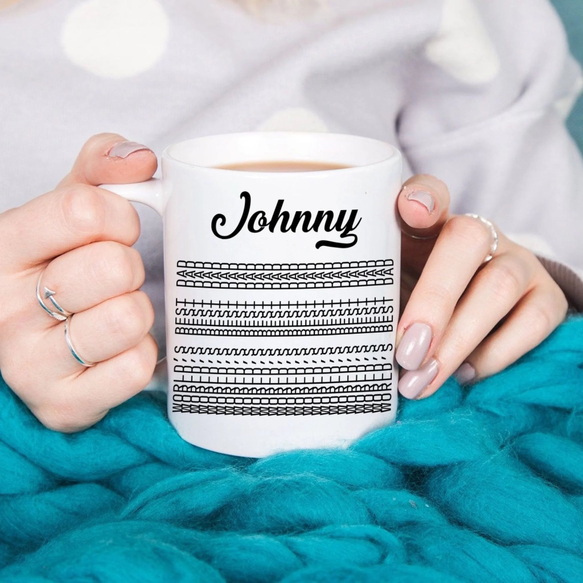 Hidden Funny Message, World's Best Dad, Personalized Coffee Mug - Custom Choo