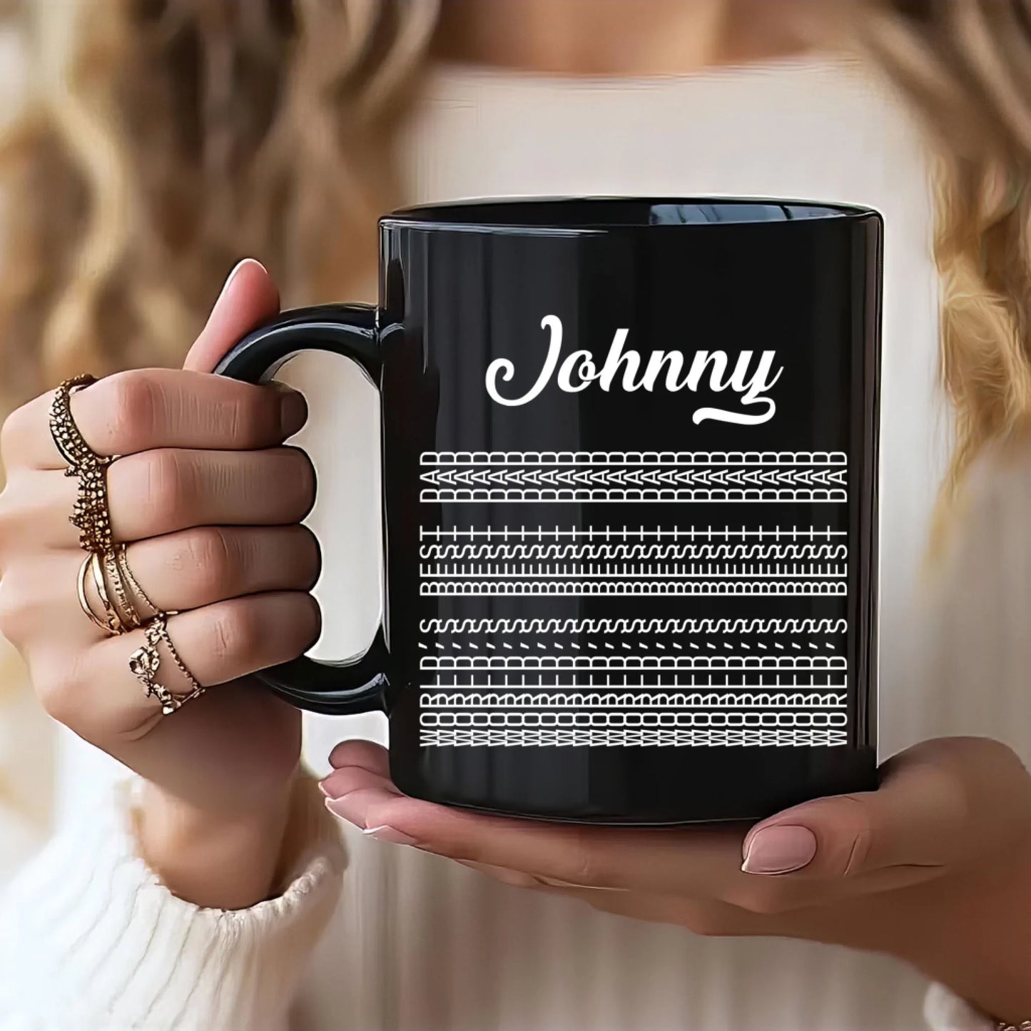 Hidden Funny Message, World's Best Dad, Personalized Coffee Mug - Custom Choo