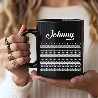 Hidden Funny Message, World's Best Dad, Personalized Coffee Mug - Custom Choo