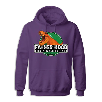 Father Hood Like A Walk In Park, Personalized Shirt - Custom Choo