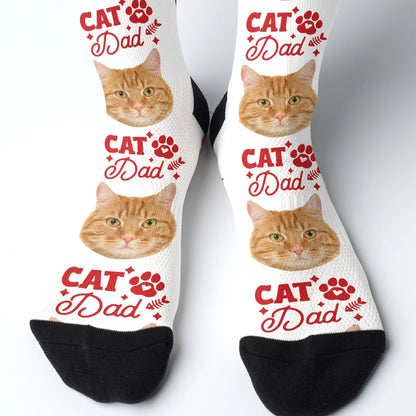 Personalized Face Socks, Funny Gift For Dad, Custom Choo