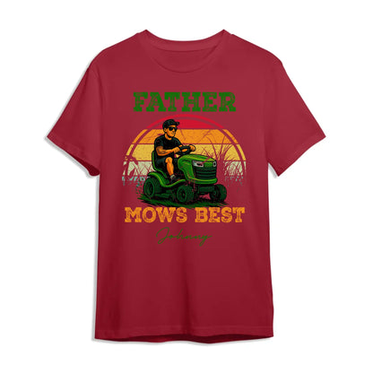 Father Mows Best - Gift For Dad, Father's Day - Custom Choo