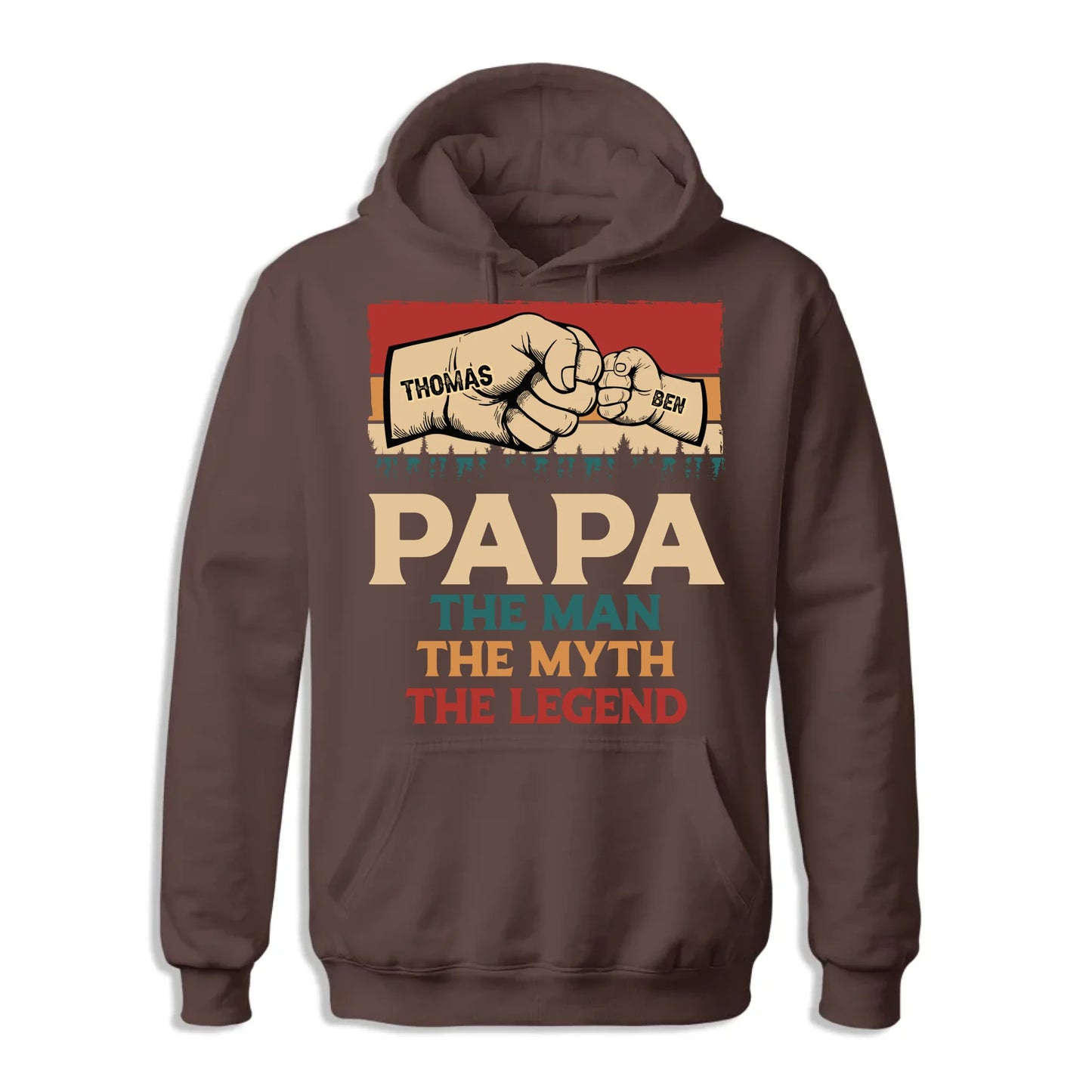 Fathers Day Shirt, Pesonalized Your Design, PaPa The Man Myth Legend T-Shirt, Custom Choo