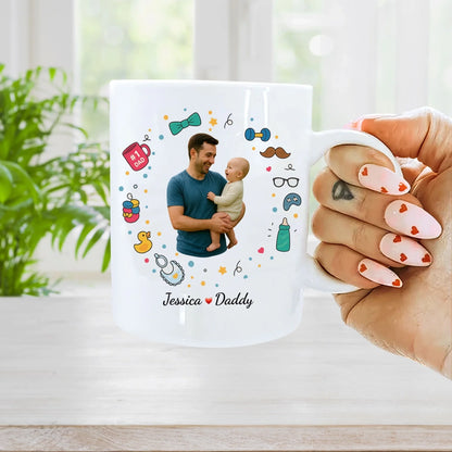 Our First Father's Day Together, Mug Gift For Dad - Custom Choo