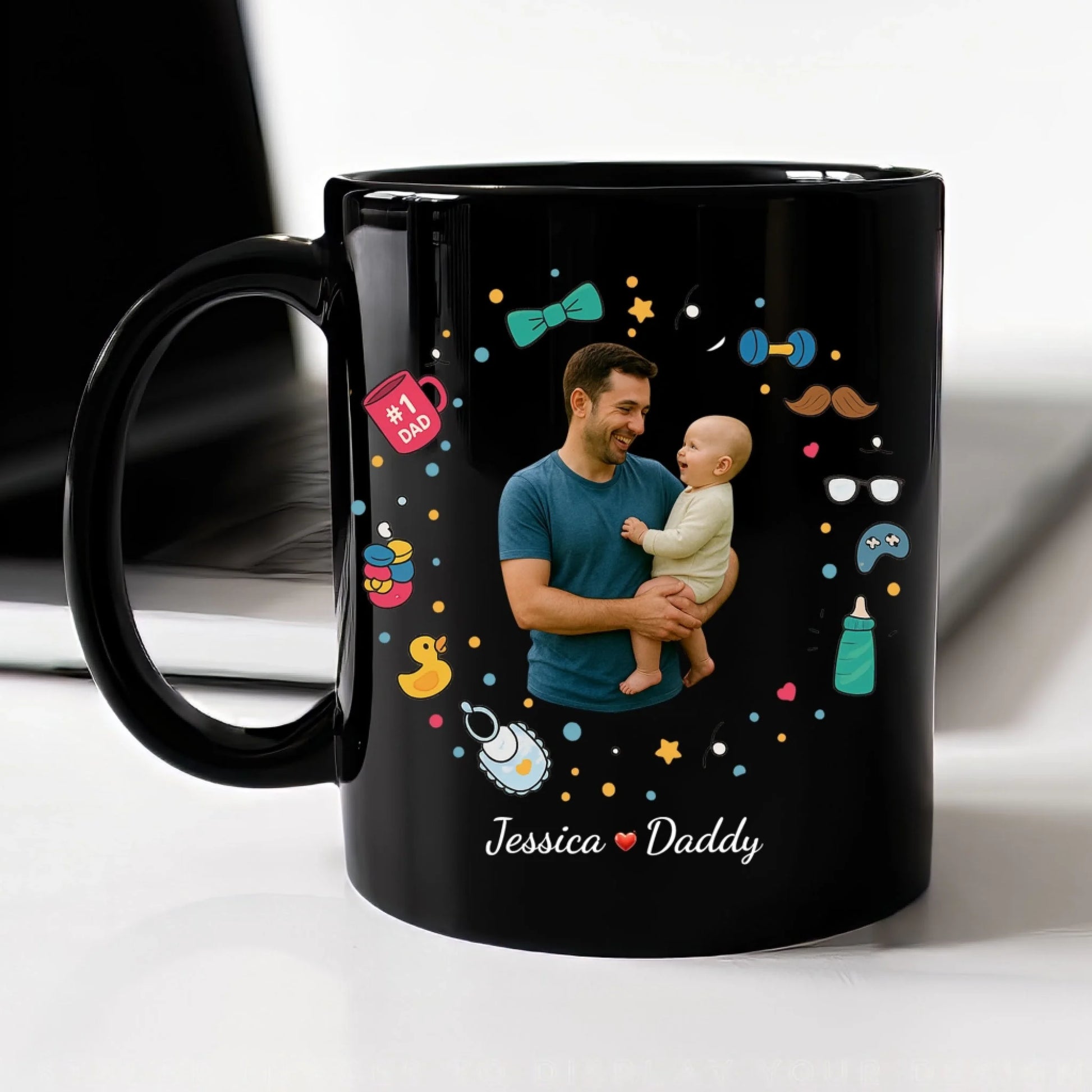 Our First Father's Day Together, Mug Gift For Dad - Custom Choo