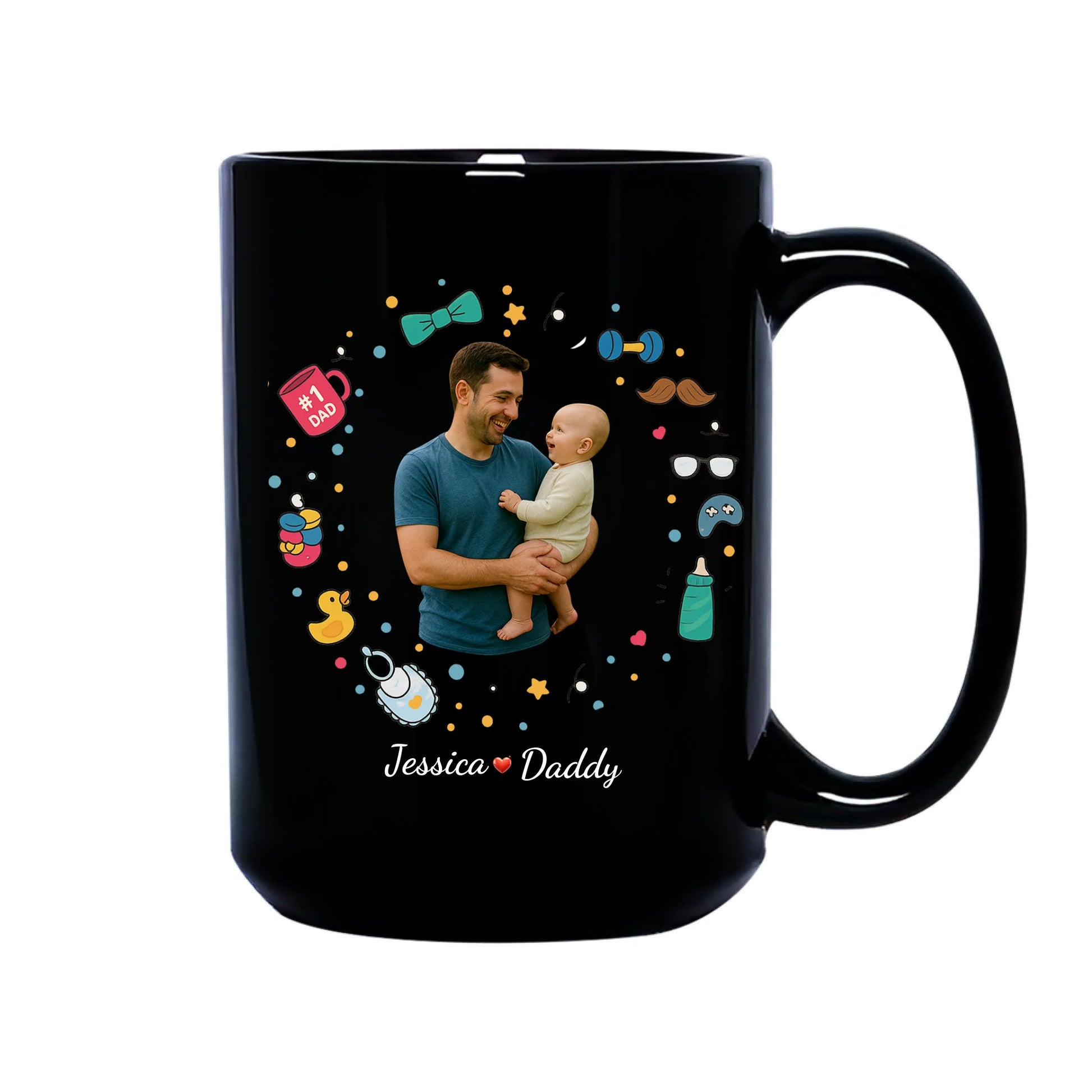 Our First Father's Day Together, Mug Gift For Dad - Custom Choo