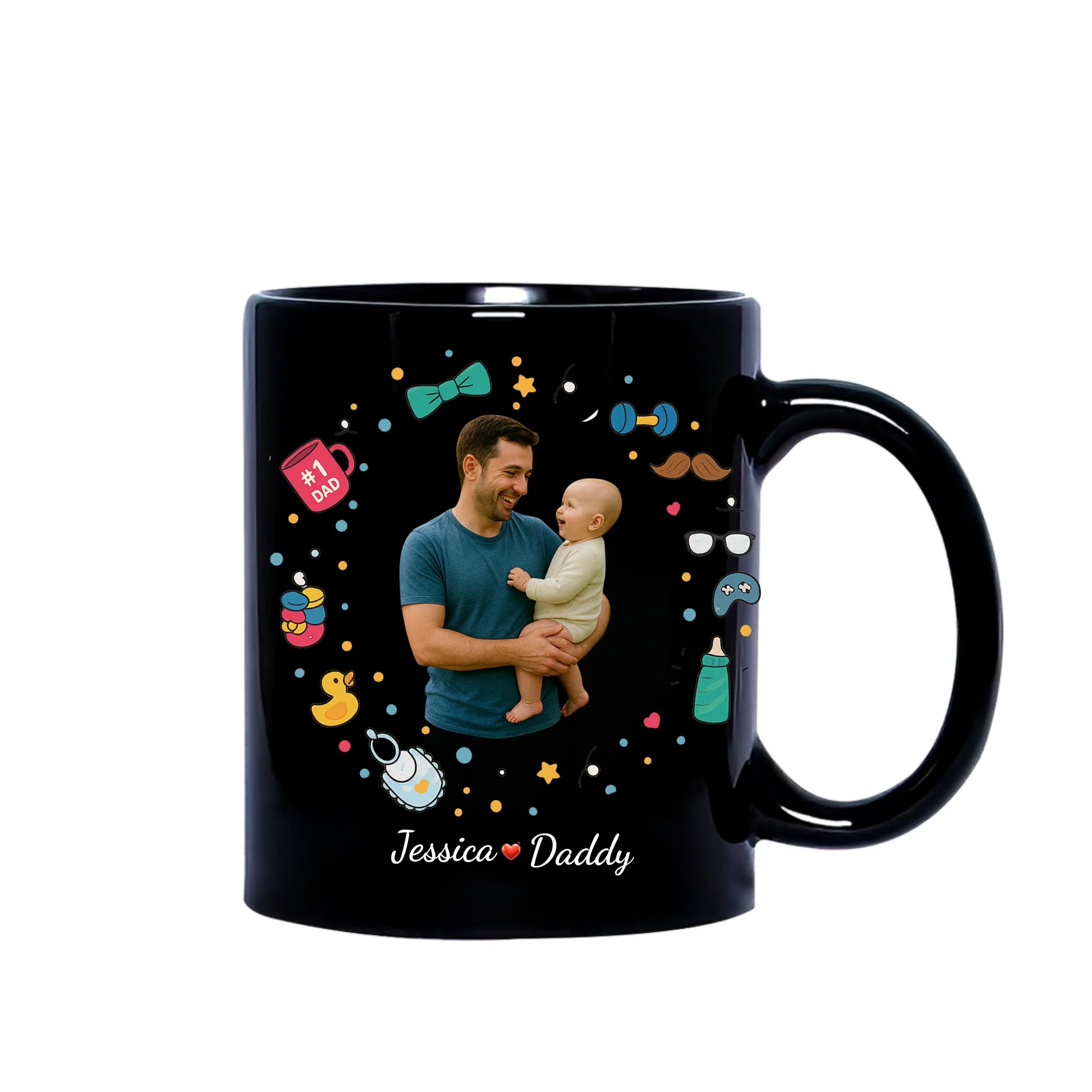 Our First Father's Day Together, Mug Gift For Dad - Custom Choo