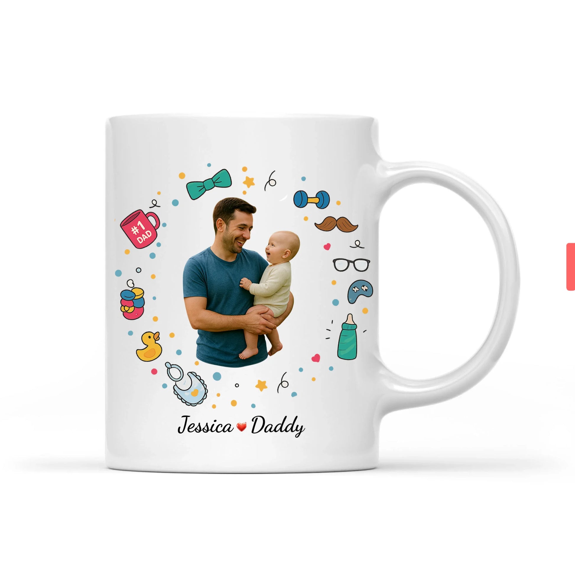 Our First Father's Day Together, Mug Gift For Dad - Custom Choo