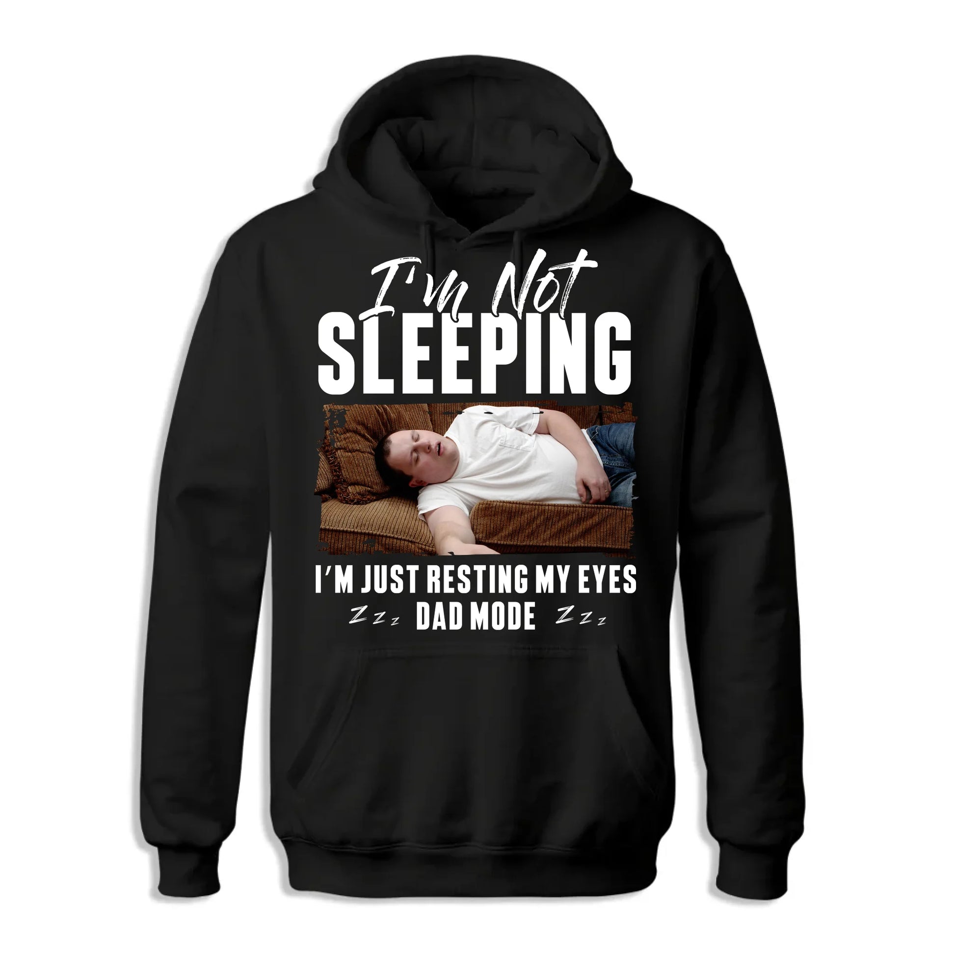 I'm Not Sleeping I'm Just Resting My Eyes Dad Mode, Personalized Shirt - Custom Choo