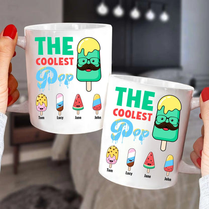 The Coolest Pop, Funny Mug, Gift for Dad - Custom Choo
