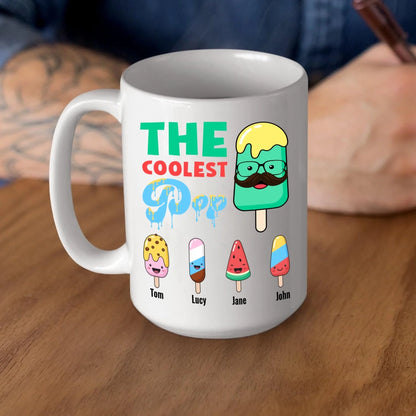 The Coolest Pop, Funny Mug, Gift for Dad - Custom Choo