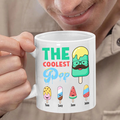 The Coolest Pop, Funny Mug, Gift for Dad - Custom Choo