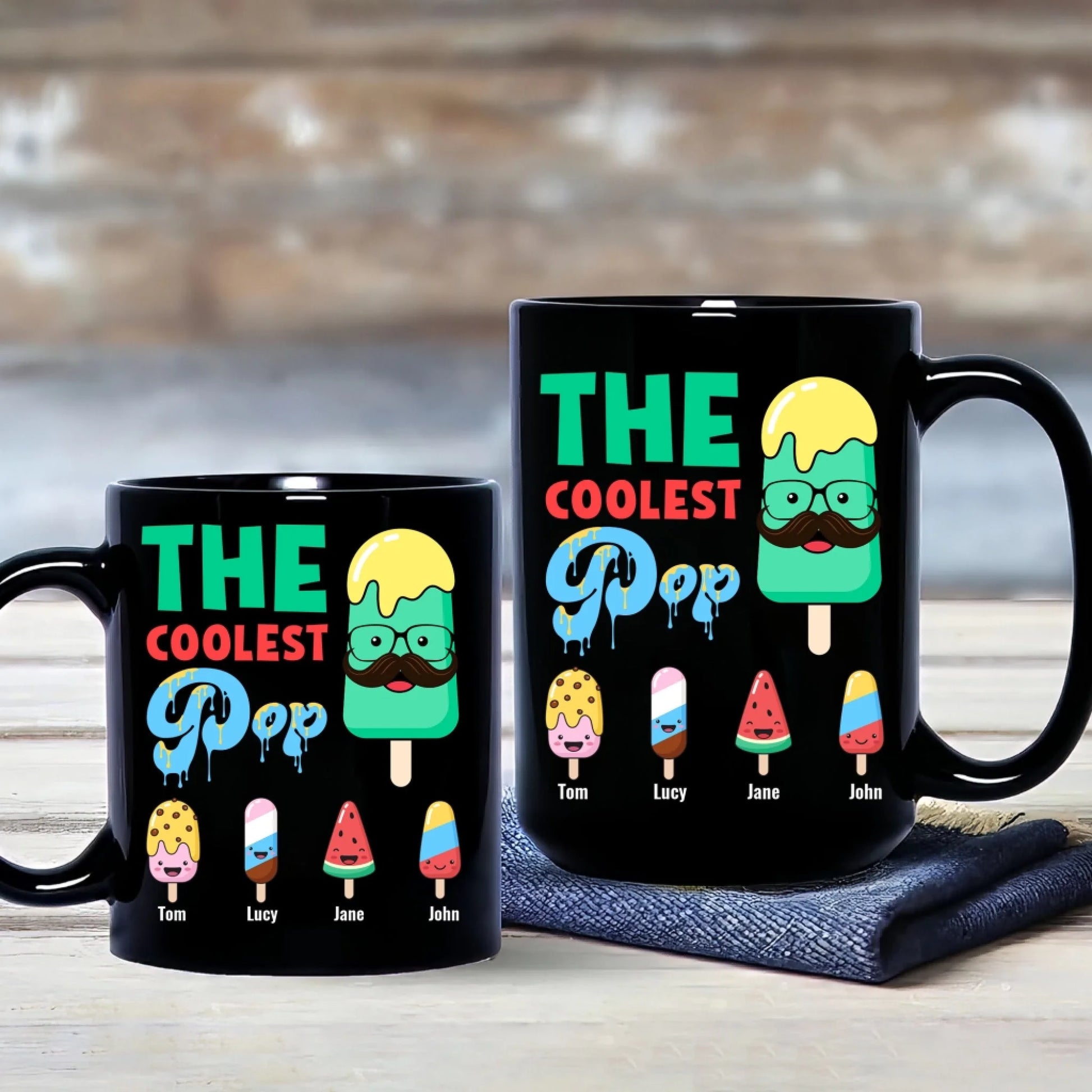 The Coolest Pop, Funny Mug, Gift for Dad - Custom Choo