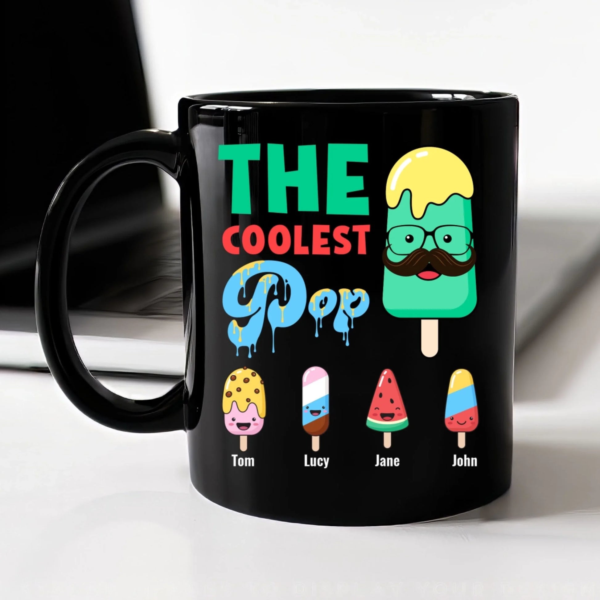 The Coolest Pop, Funny Mug, Gift for Dad - Custom Choo
