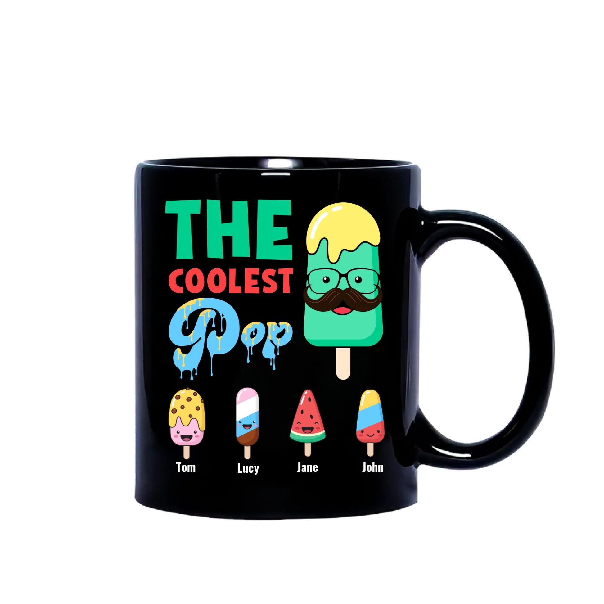 The Coolest Pop, Funny Mug, Gift for Dad - Custom Choo