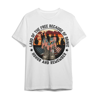 Personalized In Memory of Veteran T-Shirt – Honor the Brave with Customizable Military Tribute, Custom Choo