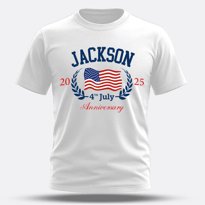 Personalized Family Reunion Shirt – 4th of July 2025 Custom Name Celebration Tee - Custom Choo