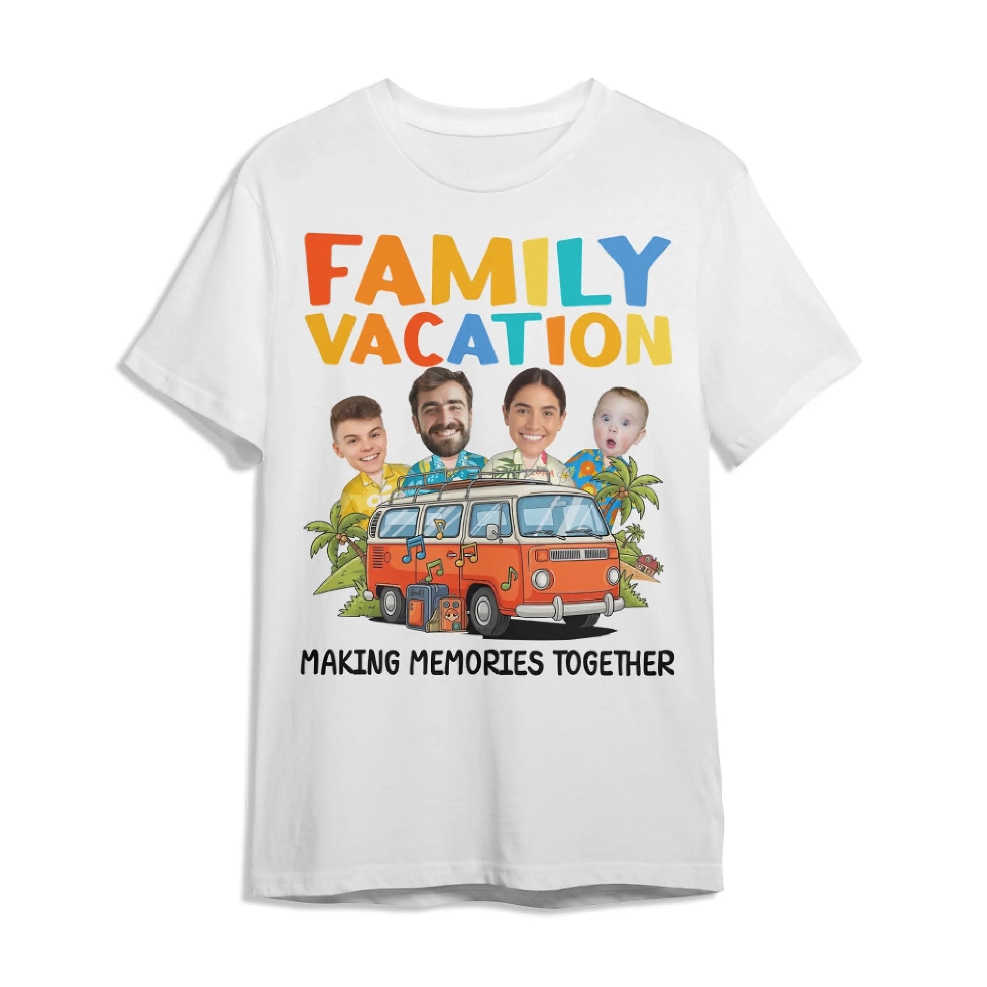 Family Vacation Memories – Personalized Photo Shirts - Custom Choo