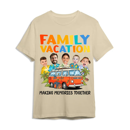 Family Vacation Memories – Personalized Photo Shirts - Custom Choo