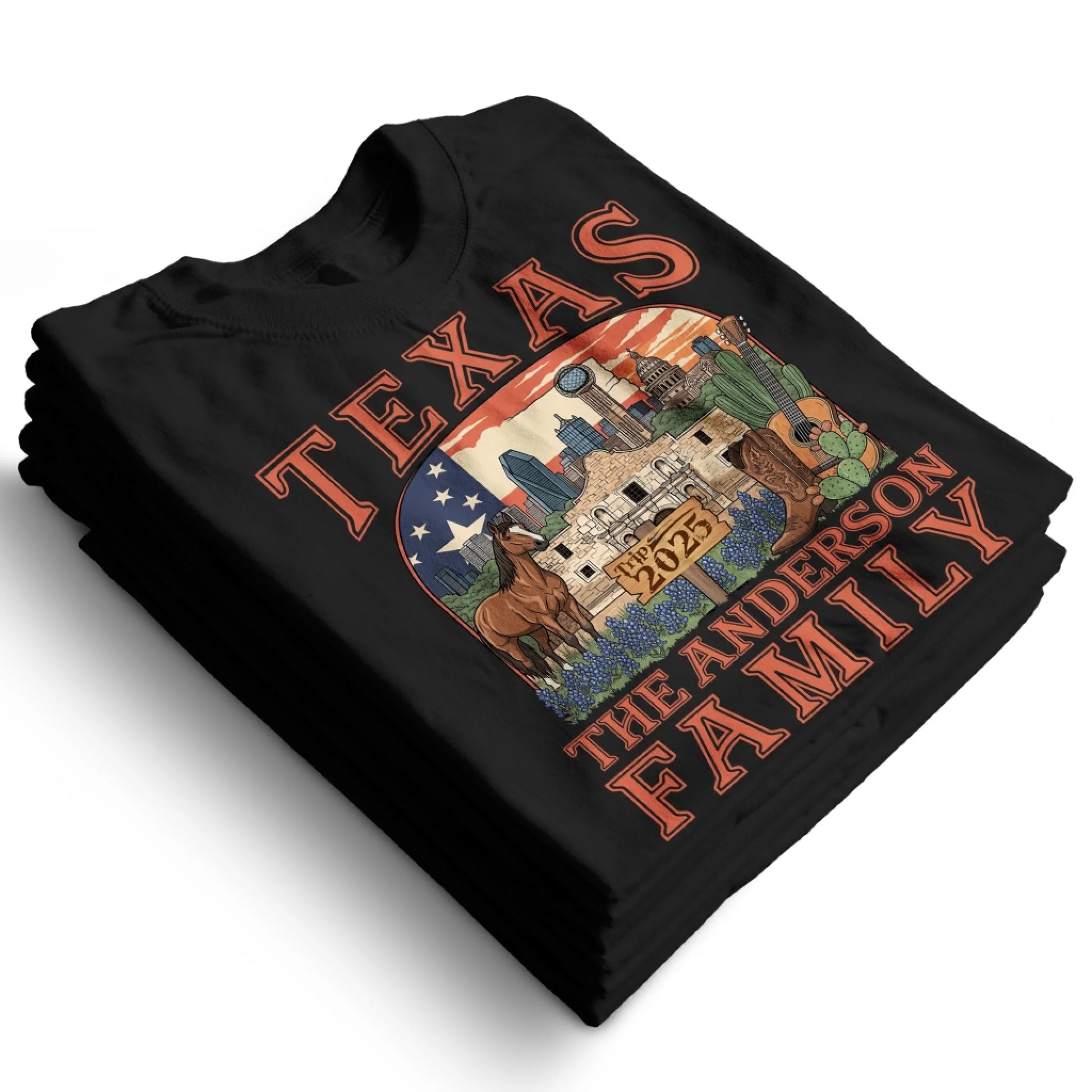 Personalized Texas Travel Shirt – Matching Family Vacation T-Shirt - Custom Choo