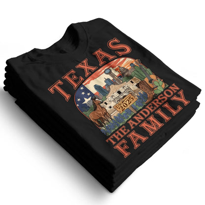 Personalized Texas Travel Shirt – Matching Family Vacation T-Shirt - Custom Choo