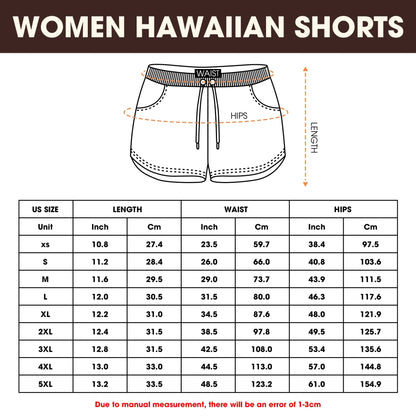 Personalized Couple Hawaiian Shorts – Funny Face Printed Shorts For Women, Custom Choo