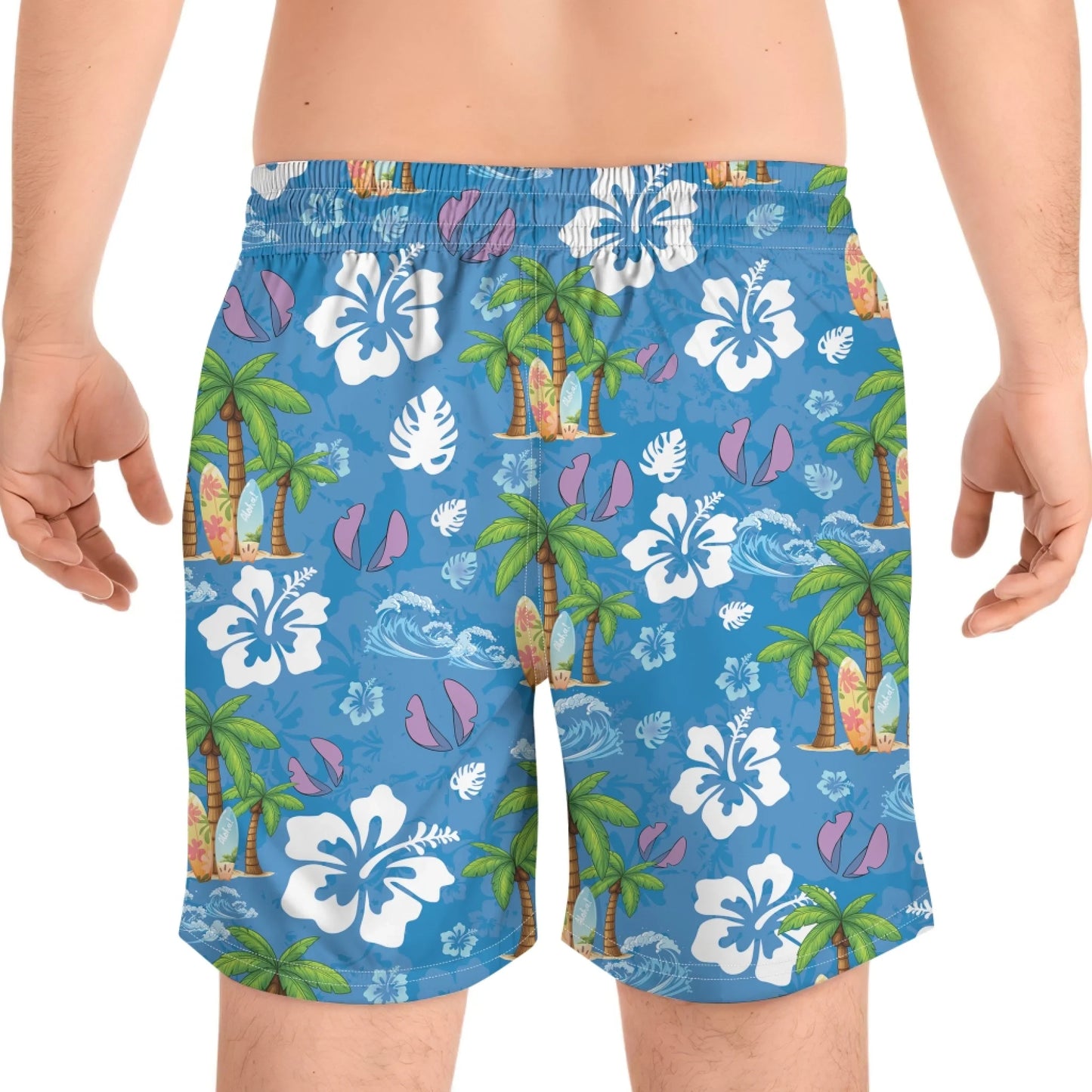 Personalized Couple Hawaiian Shorts – Funny Face Printed Shorts For Man, Custom Choo