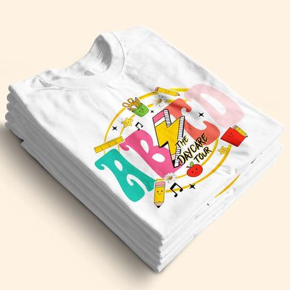 ABCD Daycare Tour Shirt – Back to School, Let’s Rock & Learn! - Custom Choo