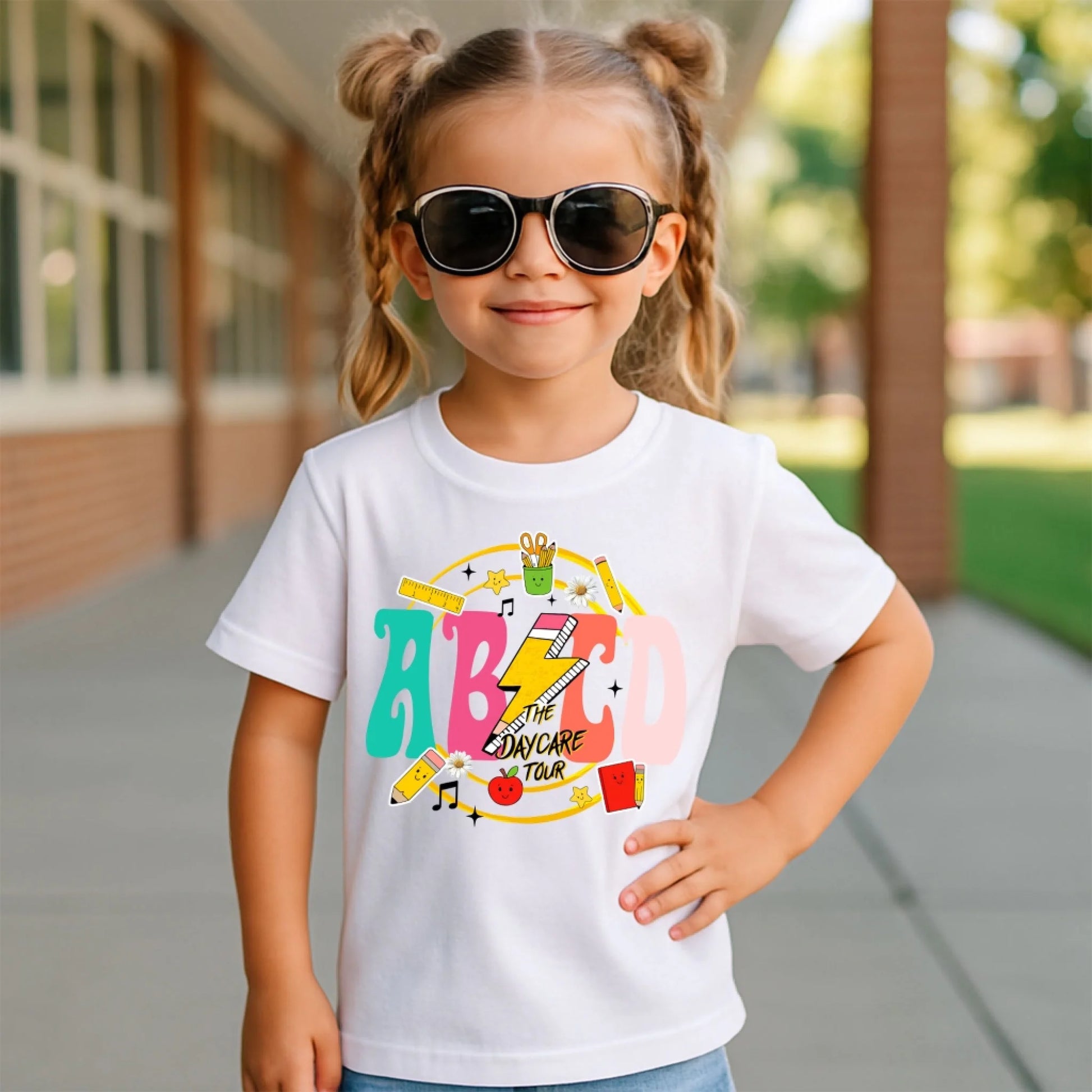 ABCD Daycare Tour Shirt – Back to School, Let’s Rock & Learn! - Custom Choo