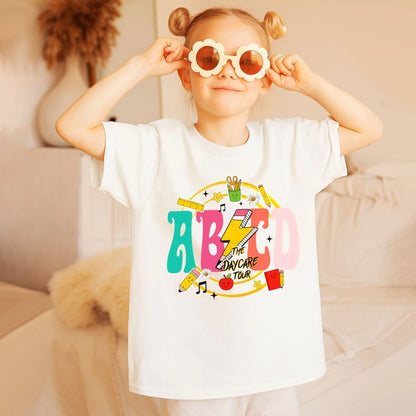 ABCD Daycare Tour Shirt – Back to School, Let’s Rock & Learn! - Custom Choo