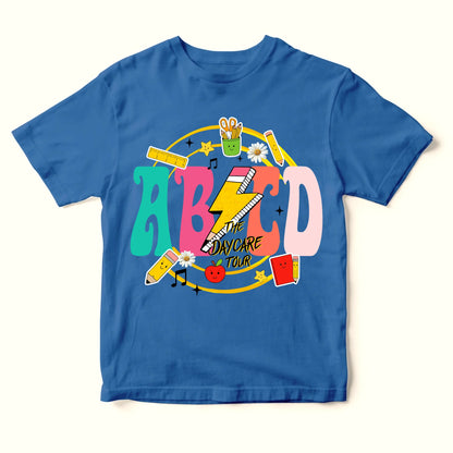 ABCD Daycare Tour Shirt – Back to School, Let’s Rock & Learn! - Custom Choo