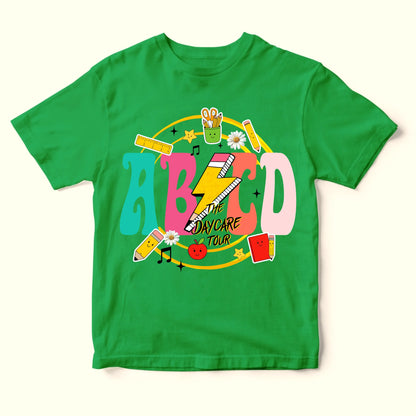 ABCD Daycare Tour Shirt – Back to School, Let’s Rock & Learn! - Custom Choo