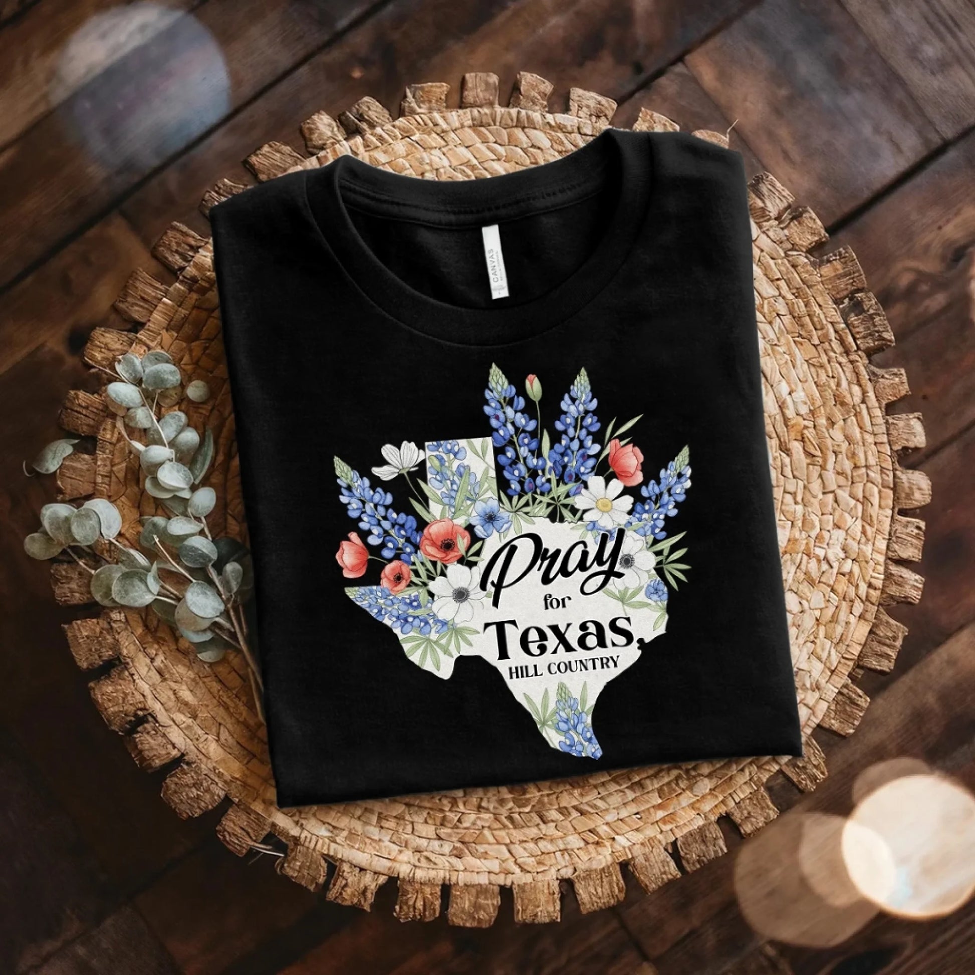 Pray For Texas Hill Country T-Shirt - Custom Choo