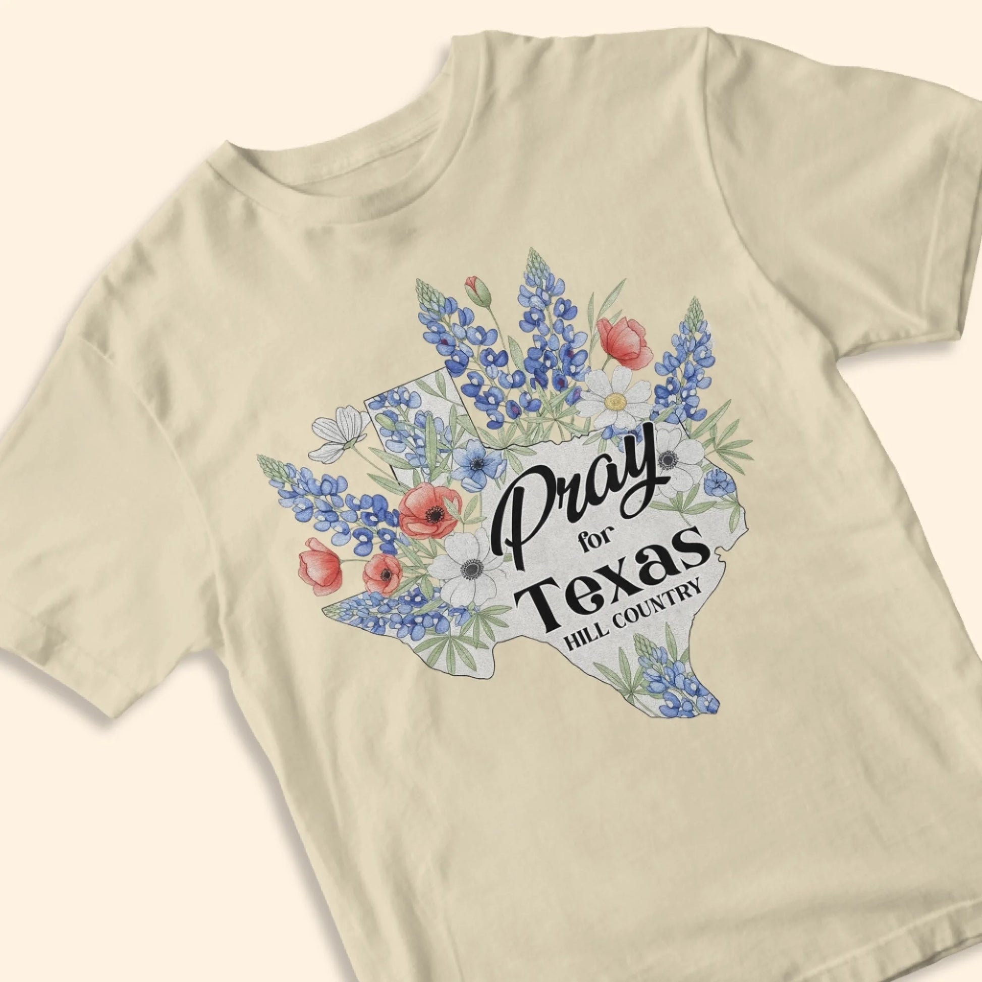 Pray For Texas Hill Country T-Shirt - Custom Choo